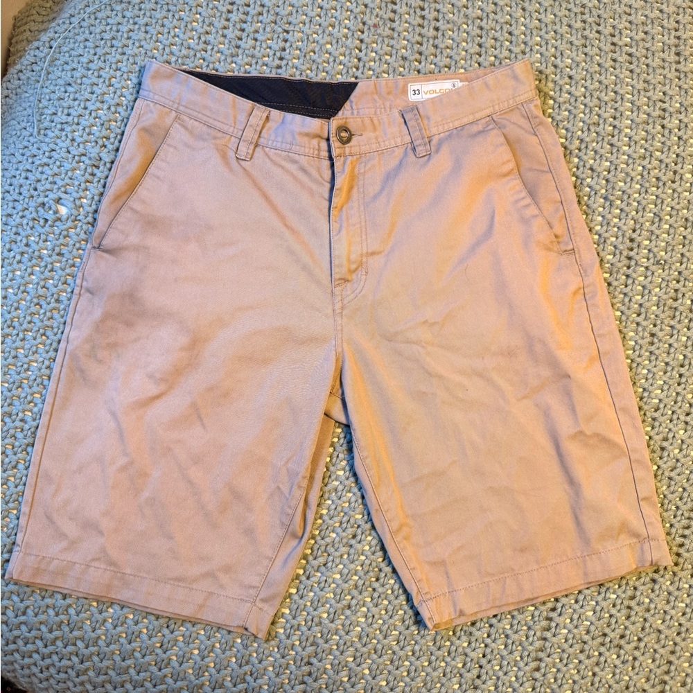 Volcom Men's Tan Chino Shorts